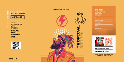 GAZZ GODZ - GODZ NECTAR - THCA DRINKS