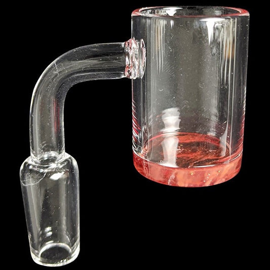 25mm Flat Top Color Bottom Quartz Banger
