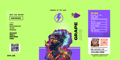 GAZZ GODZ - GODZ NECTAR - THCA DRINKS