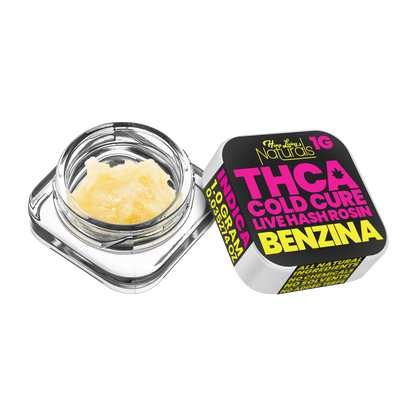 Hemp Living Naturals – THCA Cold Cure Live Hash Rosin – 1g Jar – Benzina