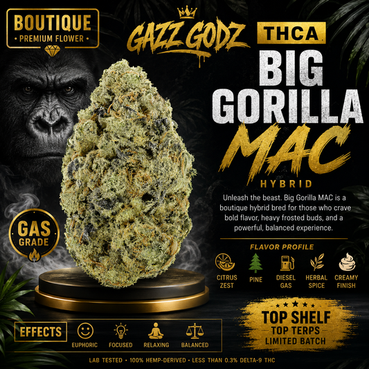 THCA BIG GORILLA MAC (BOUTIQUE) (HYBRID)