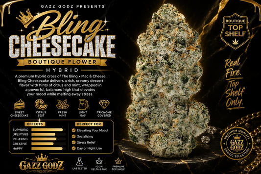 THCA BLING CHEESECAKE (BOUTIQUE) (HYBRID)