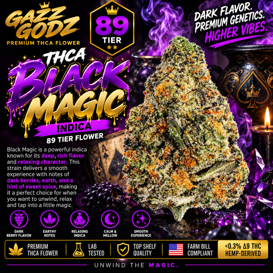 THCA BLACK MAGIC (89) (Indica)