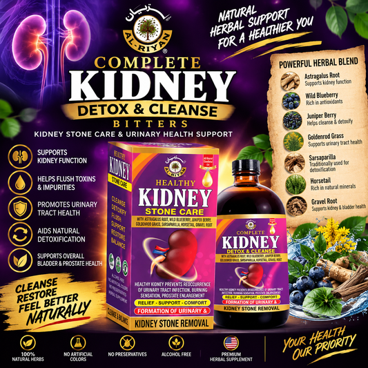 AL-RIYAN Complete Kidney Detox & Cleanse Bitters