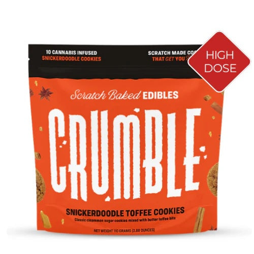 CRUMBLE - Snickerdoodle Toffee Cookies 10 pieces (30mg each, 300mg total)