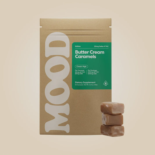 MOOD Delta-9 THC Butter Cream Caramels