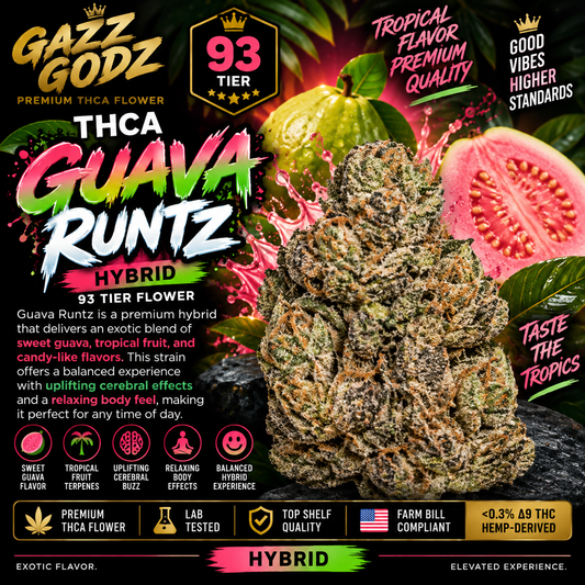THCA GUAVA RUNTZ (93) (Hybrid)