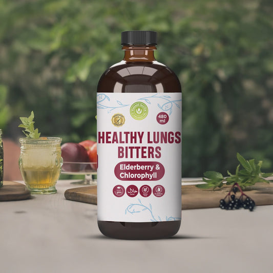 HEALTHY LUNG BITTERS w/ Elderberry & Chlorophyll