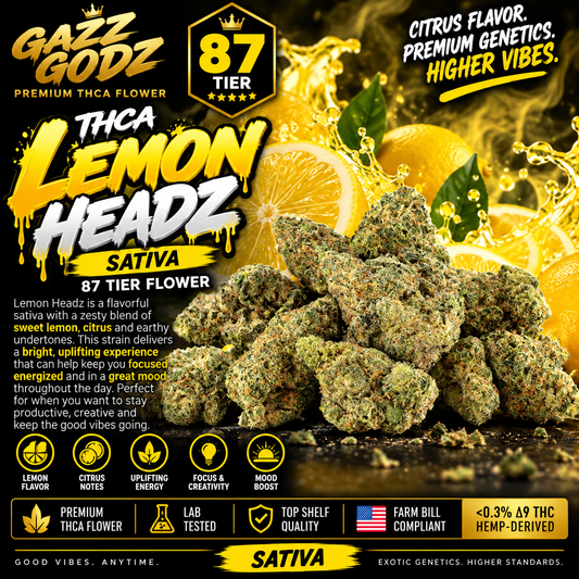 THCA LEMON HEADZ (87) (Sativa)