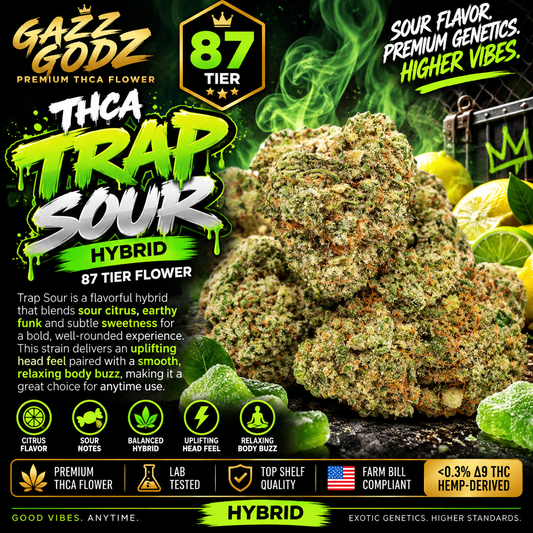 THCA TRAP SOUR (87) (Hybrid)