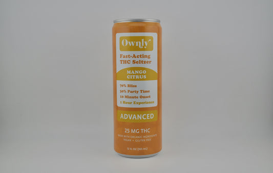 Ownly Mango Citrus 25 mg Seltzer - ADVANCED STRENGTH