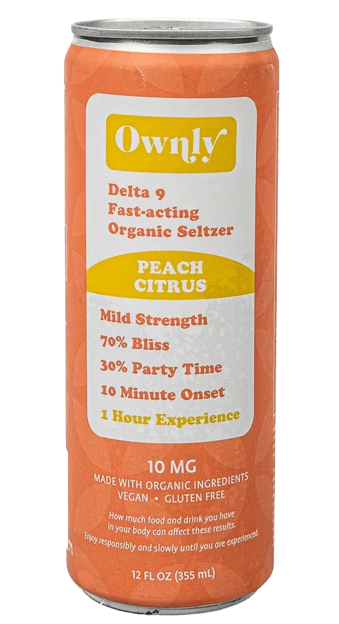 Ownly Peach Citrus 10 mg Seltzer - MEDIUM STRENGTH