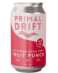PRIMAL DRIFT GRAPE SODA THC INFUSED TONIC 42MG