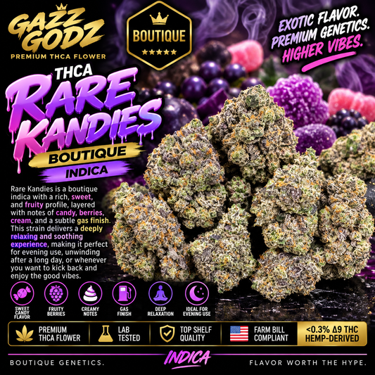 THCA RARE KANDIES (BOUTIQUE) (Indica)