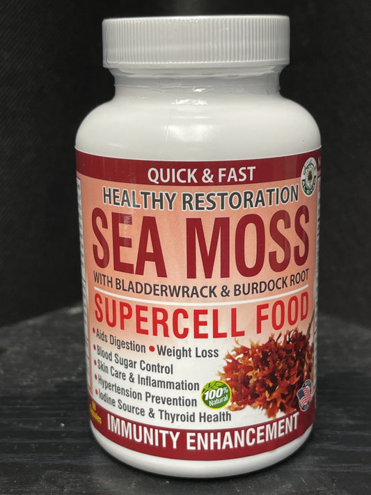 Sea moss supercell capsules