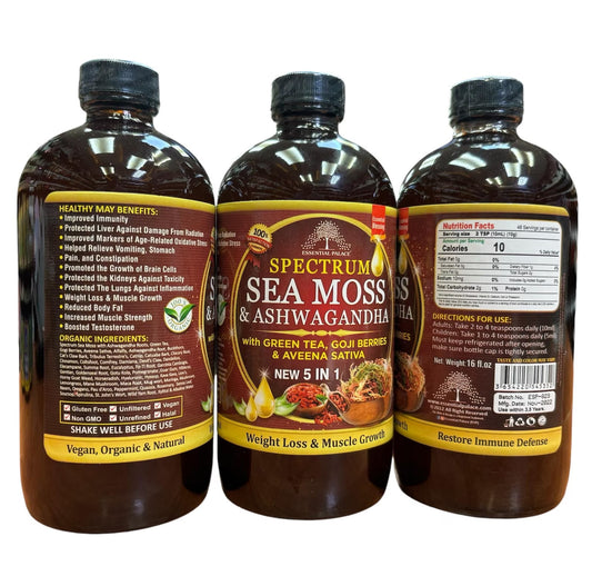 SPECTRUM SEA MOSS & ASHWAGANDHA TONIC