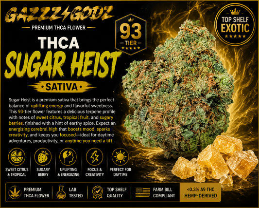 THCA SUGAR HEIST (93) (Sativa)