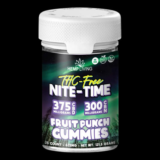 Hemp Living THC-Free Nite-Time CBD + CBN Gummies