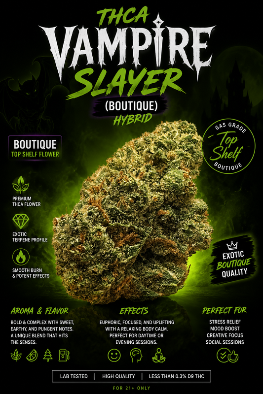 THCA VAMPIRE SLAYER (BOUTIQUE) (Hybrid)
