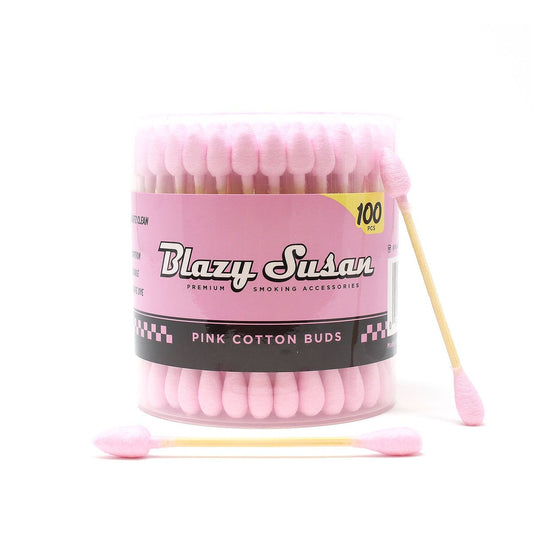 BLAZY SUSAN PINK COTTON BUDS 100CT