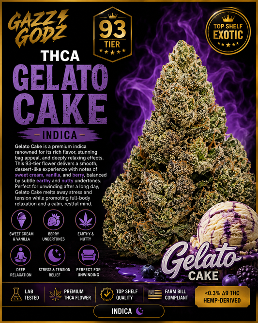 THCA GELATO CAKE (93) (Indica)