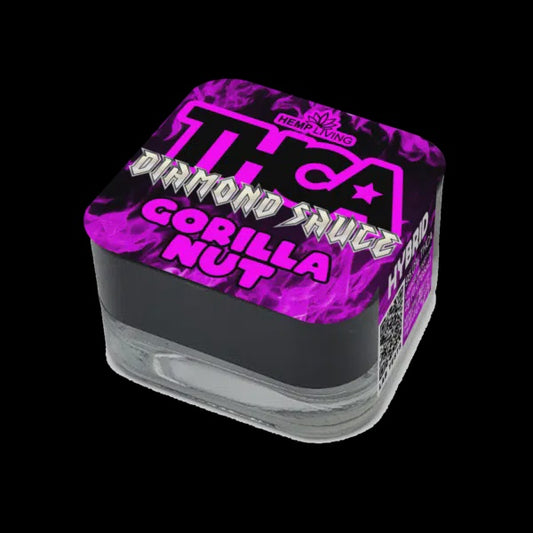 THCA Diamond Sauce 2g jars Gorilla Nut