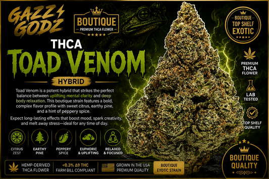 THCA TOAD VENOM (BOUTIQUE) (Hybrid)